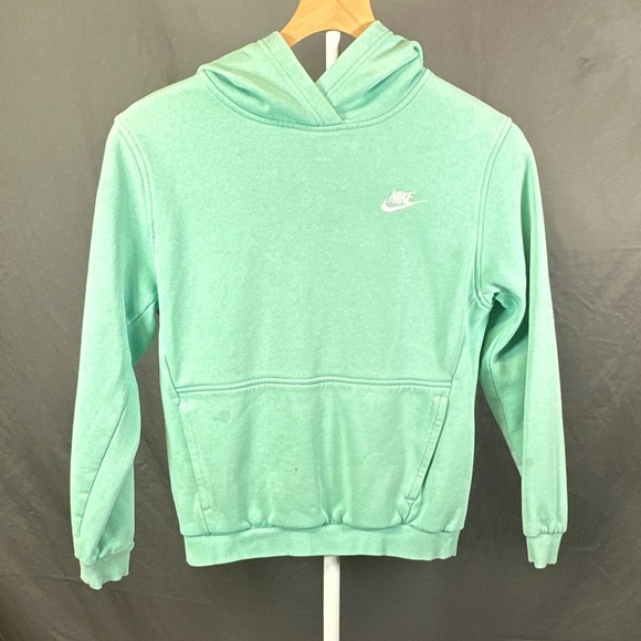 Nike Other - Nike Kids Sportswear Club Fleece Hoodie Mint Green FD3000-349 Size Large